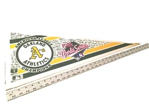 World Series 1988 American League Oakland Athletics Baseball Pennant MLB - Picture 1 of 6