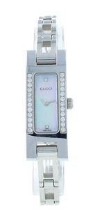 Neu Gucci Petite Quartz White MOP S-Steel Damenuhr YA039512 - Bild 1 von 8