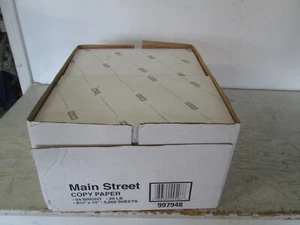 Main Street Kopierpapier Legal 8 1/2" x 14", 8 Stapel 4000 Blatt - Bild 1 von 2