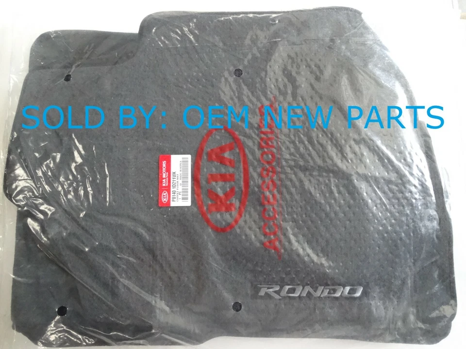 New 2009-2011 Kia Rondo Carpet Floor Mat Set Black 4 Pieces P8140-1D301WK — 第 1/4 张图片