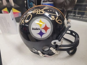 Pittsburgh Steelers Jerome Bettis autographed signed mini helmet - Picture 1 of 3
