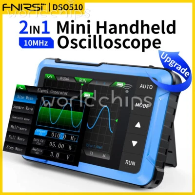 FNIRSI DSO510 2 IN 1 Handheld Digital Oscilloscope Signal Generator 48MS/s 10MHz - Image 1 of 4