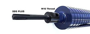 Vástago SDS Plus para brocas de núcleo de diamante con rosca M16 - Imagen 1 de 2