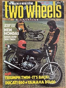 Two Wheels Magazine Australia May 1975 Yamaha DT400, Honda 500T - Picture 1 of 2
