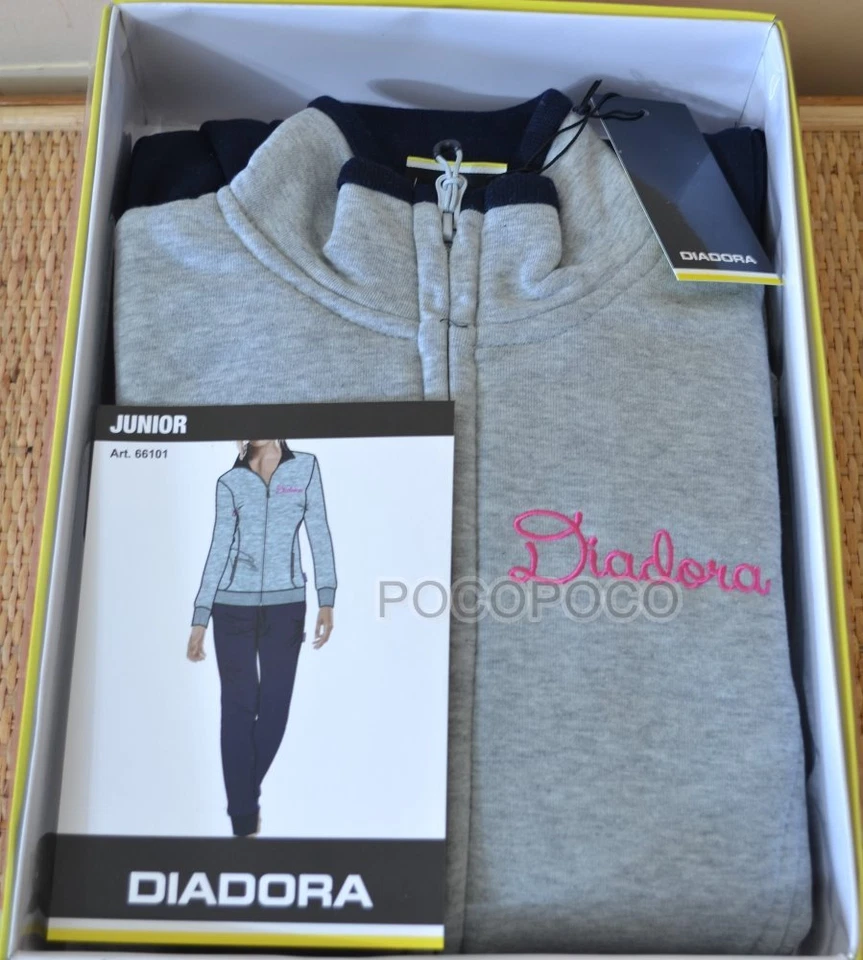 TUTA RAGAZZA MANICA LUNGA COTONE FELPATO DIADORA ART. DPJ66101S - Изображение 1 из 1