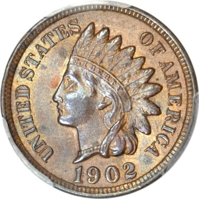 1902 1C Snow-4 Indian Cent PCGS MS63BN (PHOTO SEAL) - Image 1 of 4