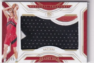 2023-24 Panini National Treasures NBA No. RJM-GDK Gradey Dick Rookie Patch 11/25 - Bild 1 von 2