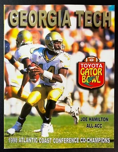 1999 VTG Gator Bowl Georgia Tech Game Program NCAA Football Yellow Jackets NICE! - Picture 1 of 2