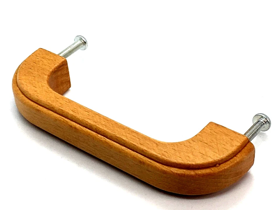 OAK HANDLES 96mm deluxe solid wood cupboard door drawer wooden pull handle (170) - Image 1 of 4