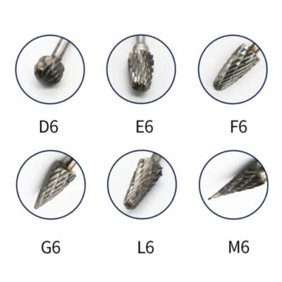 Fresas dentales de tungsteno taladro pulidora aleación de yeso acrílico carburo acero 10 piezas Foto 1 de 3