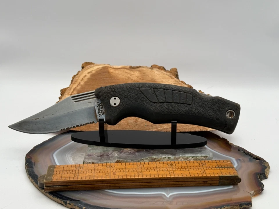 Винтажный Schrade США SG7 большой одно лезвие складной замок--655.25 - Изображение 1 из 4