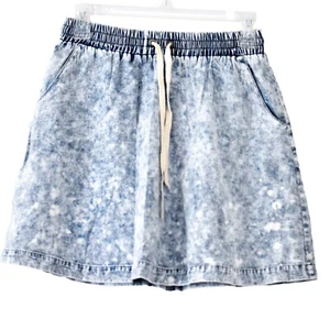 Denim Jean Mini Skirt by The Hanger size M NEW - Picture 1 of 6
