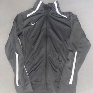 Women Nike Dry-Fit Long Sleeve Zip up Running Jacket Size S Grey - Picture 1 of 5