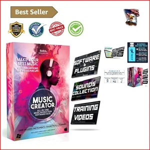 Dynamic Music Production Pack: Include DAW, Audio Plugins & 10GB Sound Library - Picture 1 of 7