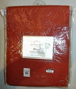 Pottery Barn Sunbrella Solid Outdoor Grommet Curtain Drape 50" x 96" Red - Picture 1 of 6