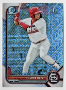 2022 Bowman Chrome 1st Bowman Mega Mojo Refractor Joshua Baez Cardinals A-287 - Picture 1 of 2