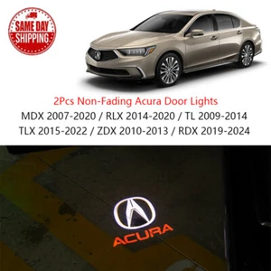 2x Car Door Light LED Projector Ghost Shadow Lamp For Acura RLX 2014-2020 - Picture 1 of 6