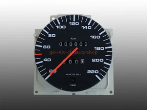 Velocímetro Audi 100 C2 220 km/h 5 cilindros BJ 80-82 NUEVO DE LOTE ANTIGUO - Imagen 1 de 3