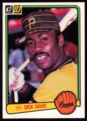 1983 Donruss Dick Davis Pittsburgh Pirates #647 - Image 1 of 2
