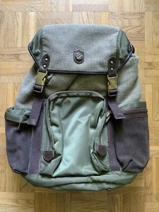 BONFANTI Rucksack Leder cord grün und braun - hochwertig! - Bild 1 von 8