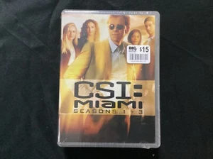 CSI: Miami Season 1,2,3 (DVD, 2017) 21-Disc Box Set New Sealed - Picture 1 of 4