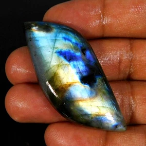 74,40 quilates. Piedra Preciosa Spectrolite LABRADORITA 100% NATURAL Cabujón Suelta - Imagen 1 de 3