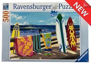 500 Piece Jigsaw Puzzle ~ Ravensburger  'Hang Loose, Surfers'  ~ NEW & SEALED