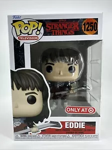 Funko Pop! Stranger Things Eddie with Guitar (Special Edition) #1250 - Picture 1 of 9