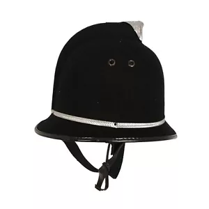 Coxcomb Top Police Helmet Custodian Memorabilia Comb Top Collector Bobby Black - Picture 1 of 5