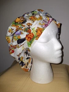 Suzie Zoo Halloween Medical Surgical Bouffant Scrub Hat SIZES S,M,L - Picture 1 of 2