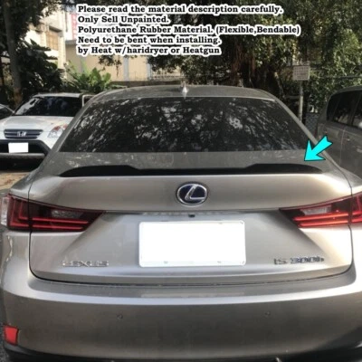 Alerón trasero Stock 284FC para Lexus IS300h IS350 XE30 2014~2019 sedán Foto 1 de 4