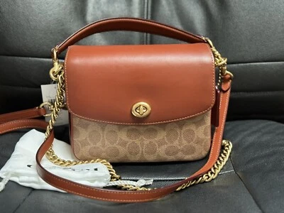 Bandolera COACH 89089 Cassie 19 en lona exclusiva en óxido tostado con bolsa para el polvo Foto 1 de 4