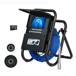 Telecamera ispezione scarico fognature tubo 7" 17MM 1080P DVR 16G contatore contatore + tastiera - Foto 1 di 19