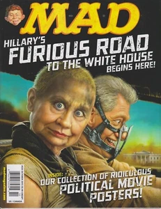 Mad Magazine #535 October 2015 (Hillary Clinton) Hillary's Furious Road to the W - Picture 1 of 1