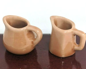 Dollhouse Miniatures Clay Orange Glaze Ceramic Pitcher Jug Tableware 1:10 - Picture 1 of 3
