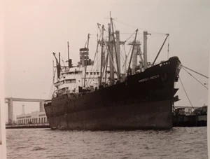 Circa 1950's Original Photo USS American Victory Liberty Ship Long Beach RRP 368 - Picture 1 of 6