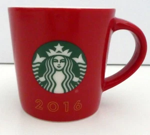 Starbucks 2016 Red Espresso Mug 3oz Christmas Demitasse NEUWERTIG - Bild 1 von 6