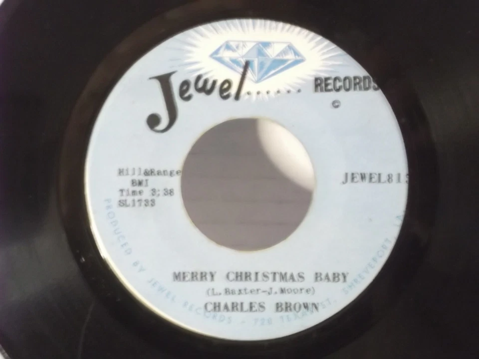 Charles Brown,Jewel 81,"Merry Christmas Baby",US,7" 45, Classic Christmas song,M Foto 1 de 2