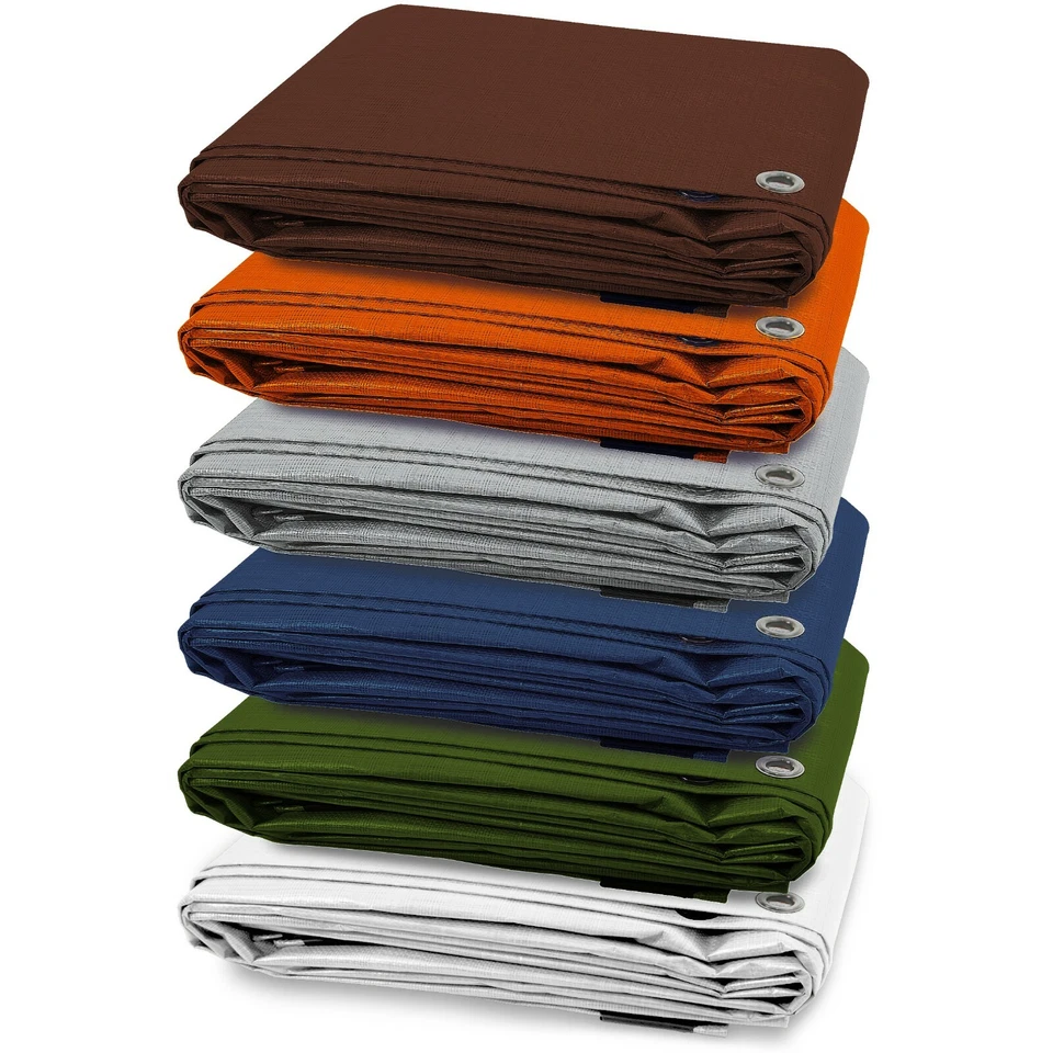 Abdeckplane Gewebeplane Schutzplane Bau Holz Garten Möbel Plane Ösen Bootsplane