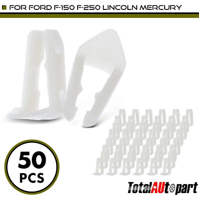 Clip de retención de línea de combustible 50 piezas para Ford F-150 Focus E-150 Lincoln 5/16 en nailon Foto 1 de 4