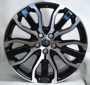 RUEDA DEPORTIVA LAND/RANGE ROVER 21" ORIGINAL ESTILO 15/5007 NEGRA CORTE DIAMOND - Imagen 1 de 3