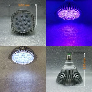 36W UV Purple 365nm 395nm 420nm 440nm LED Lamp Spot Light Bulb PAR38 Curing - Picture 1 of 5