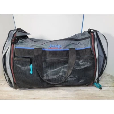 Bolsa de gimnasio vintage Jeep Sport Utility Wrangler Gladiator expandible 13" x 27 Foto 1 de 4