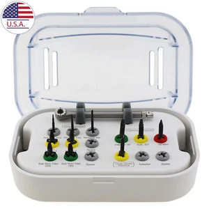Kit de eliminación de tornillos para accesorios de implantes dentales herramienta de extracción taladro quirúrgico de extracción - Imagen 1 de 16