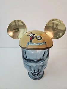 Walt Disney 50th Anniversary Mickey Mouse Gold Ears Cap Vintage Collectible - Picture 1 of 16