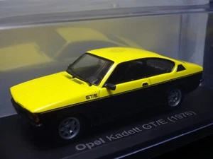 Opel Kadett GT/E 1976 Yellow 1/43 Scale Box Mini Car Display Diecast Vol 274 - Picture 1 of 12