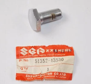OEM 1982-2015 SUZUKI GS550 GZ250 FRONT FORK STEERING STEM TOP BOLT 51352-43530 - Picture 1 of 1