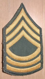 Vietnam Era US Army Master Sergeant Green Stripes Patch, one - Picture 1 of 1