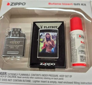 Cool Playboy  Playmate Zippo Lighter Gift Set - Picture 1 of 1