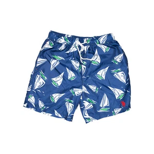 U.S. Polo Assn. Men Sailboat Swim Shorts Blue Size M 0627 - Picture 1 of 2